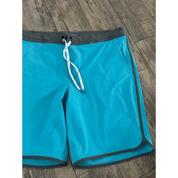 Eddie Bauer Men's Blue & Gray Drawstring Board Shorts Size 40 - Picture 4 of 7